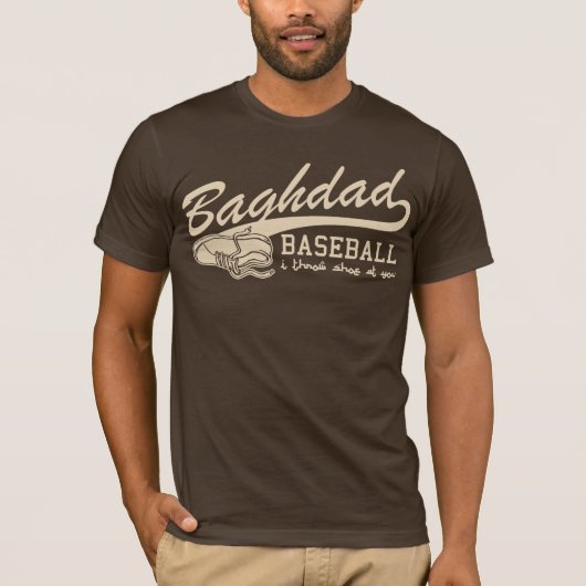 bagdad honkbal - ik gooi je met een schoen naar je t-shirt (Voorkant)