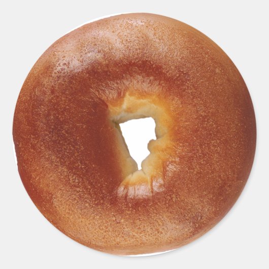 BAGEL 2 RONDE STICKER (Voorkant)