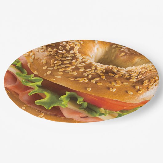 BAGEL 5 PAPIEREN BORDJE (Gekanteld)