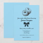 Bagel aan boord Baby shower Uitnodigen Kaart (Voorkant / Achterkant)