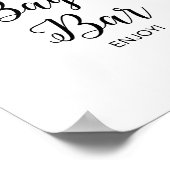 Bagel Bar Citroen Sinaas Shower Bord Poster (Hoek)