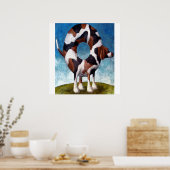 Bagel-Beagle schilderij cadeau Poster (Keuken)