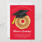 Bagel Breakfast Brunch Graduy Party Invitation Kaart (Voorkant)