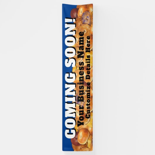 Bagel Business Banner  Binnenkort verkrijgbaar (Verticaal)