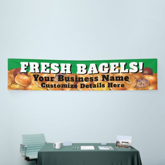 Bagel Business Banner  FREH BAGELS (Beurs)