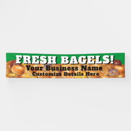 Bagel Business Banner  FREH BAGELS