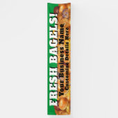 Bagel Business Banner  FREH BAGELS (Verticaal)