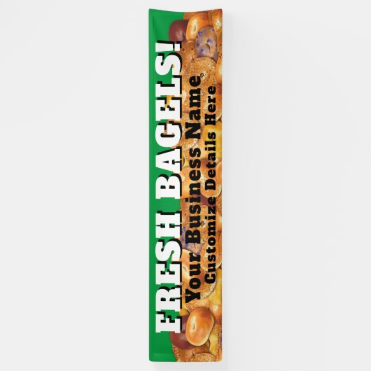 Bagel Business Banner  FREH BAGELS (Verticaal)