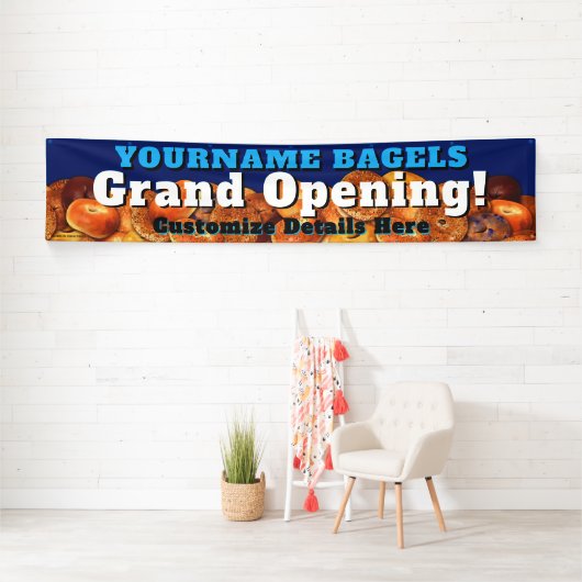Bagel Business Banner  Grote Opening (Insitu)