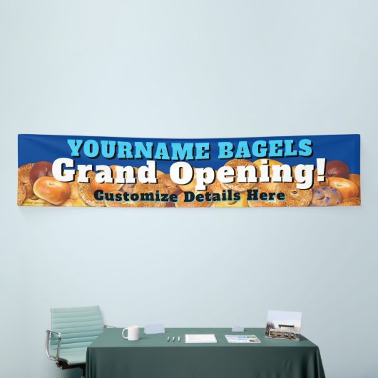 Bagel Business Banner  Grote Opening (Beurs)