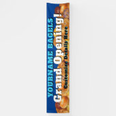 Bagel Business Banner  Grote Opening (Verticaal)