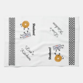 Bagel & Cream Cheese - Shalom! Theedoek (Horizontaal)