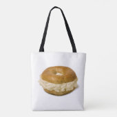 Bagel & Cream Cheese Tote Bag (Achterkant)