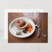 Bagel en Lox Briefkaart (Voorkant / Achterkant)