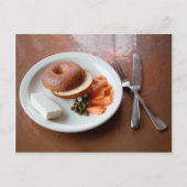 Bagel en Lox Briefkaart (Voorkant)