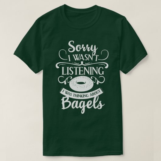 Bagel for Bagels Lovers T-shirt (Design voorkant)