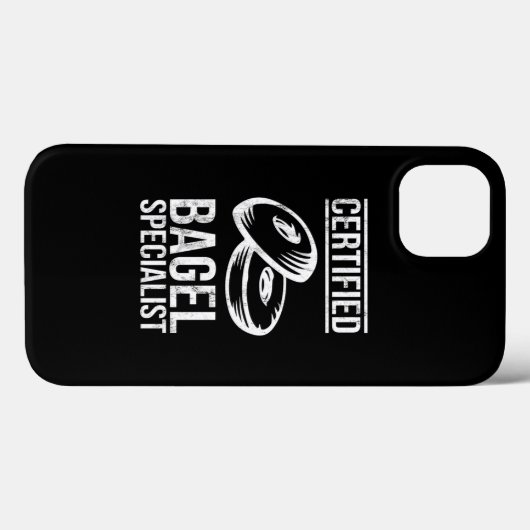 Bagel Funny Certified Bagel Specialist Case-Mate iPhone Case (Achterkant (horizontaal))
