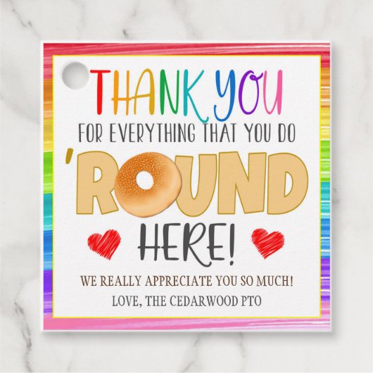 Bagel Gift Label (Voorkant)