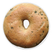 Bagel grappige 2D-afbeelding Keramische Knop (Voorkant)