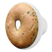 Bagel grappige 2D-afbeelding Keramische Knop (Rechts)