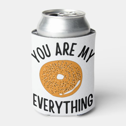 Bagel, jij bent m'n grappige. blikjeskoeler (Blikje Voorkant)