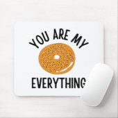 Bagel, jij bent m'n grappige. muismat (Met muis)