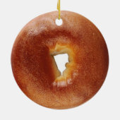 Bagel Keramisch Ornament (Achterkant)