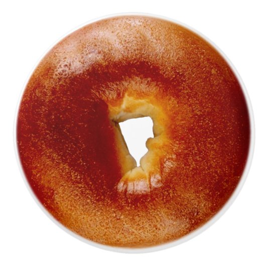 Bagel Keramische Knop (Voorkant)