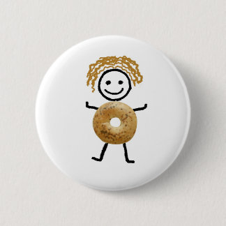 Bagel Kind Ronde Button 5,7 Cm