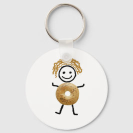 Bagel Kind Sleutelhanger