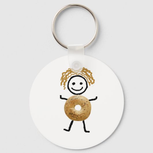 Bagel Kind Sleutelhanger (Voorkant)