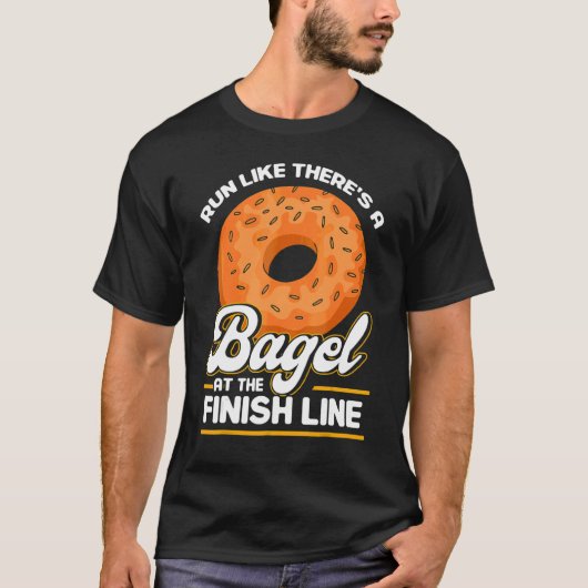 Bagel Love rent as a bagel at the Finish T-shirt (Voorkant)