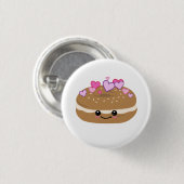 Bagel Lover Bagel Buddies Ronde Button 3,2 Cm (Voorkant /achterkant)