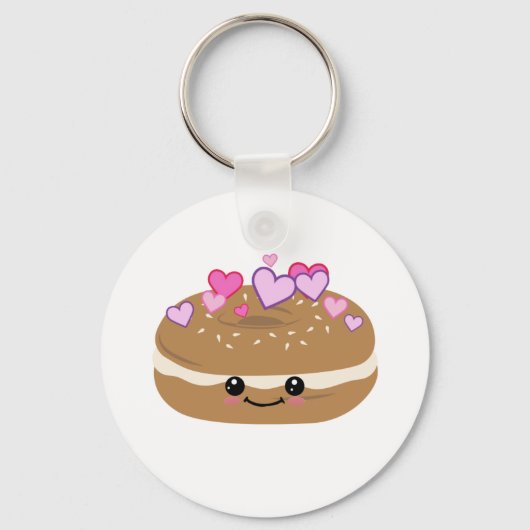 Bagel Lover Bagel Buddies Sleutelhanger (Voorkant)