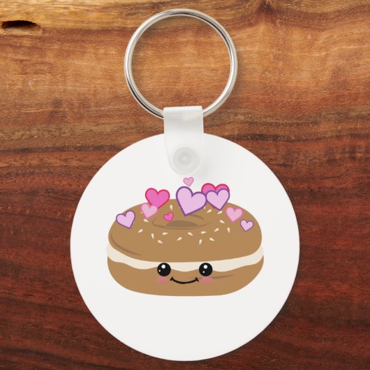 Bagel Lover Bagel Buddies Sleutelhanger (Voorkant)