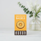 Bagel Loyalty Punch Card (Staand voorkant)