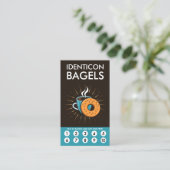 Bagel Loyalty Stempelkaart (Staand voorkant)