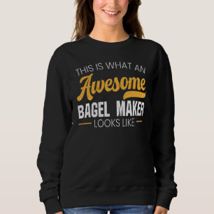 Bagel Maker Foodie Bread Bakery Food Jewish Sesame Trui