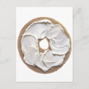 Bagel met Cream Cheese Briefkaart
