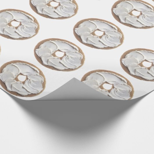 Bagel met Cream Cheese Cadeaupapier (Hoek)