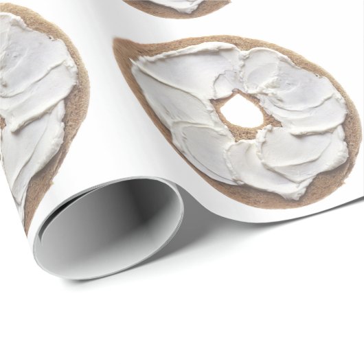 Bagel met Cream Cheese Cadeaupapier (Rol Hoek)