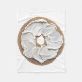 Bagel met Cream Cheese Fleece Deken (Voorkant)