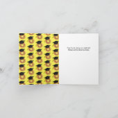 Bagel ontbijt brunch afstudeerfeest bedankkaart (Binnen)