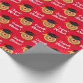 Bagel ontbijt brunch afstudeerfeest cadeaupapier (Hoek)