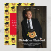 Bagel ontbijt brunch afstudeerfeest kaart (Voorkant / Achterkant)