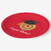 Bagel ontbijt brunch afstudeerfeest papieren bordje (Gekanteld)