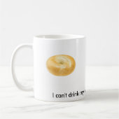 Bagel op een koffie-mok koffiemok (Links)