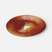 Bagel papieren bordje (Gekanteld)