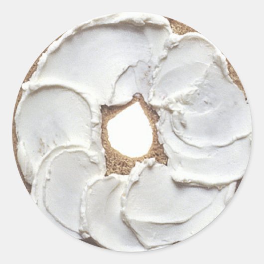 Bagel Ronde Sticker (Voorkant)