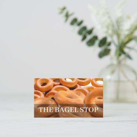 Bagel Ship Two Side Visitekaartje (Staand voorkant)